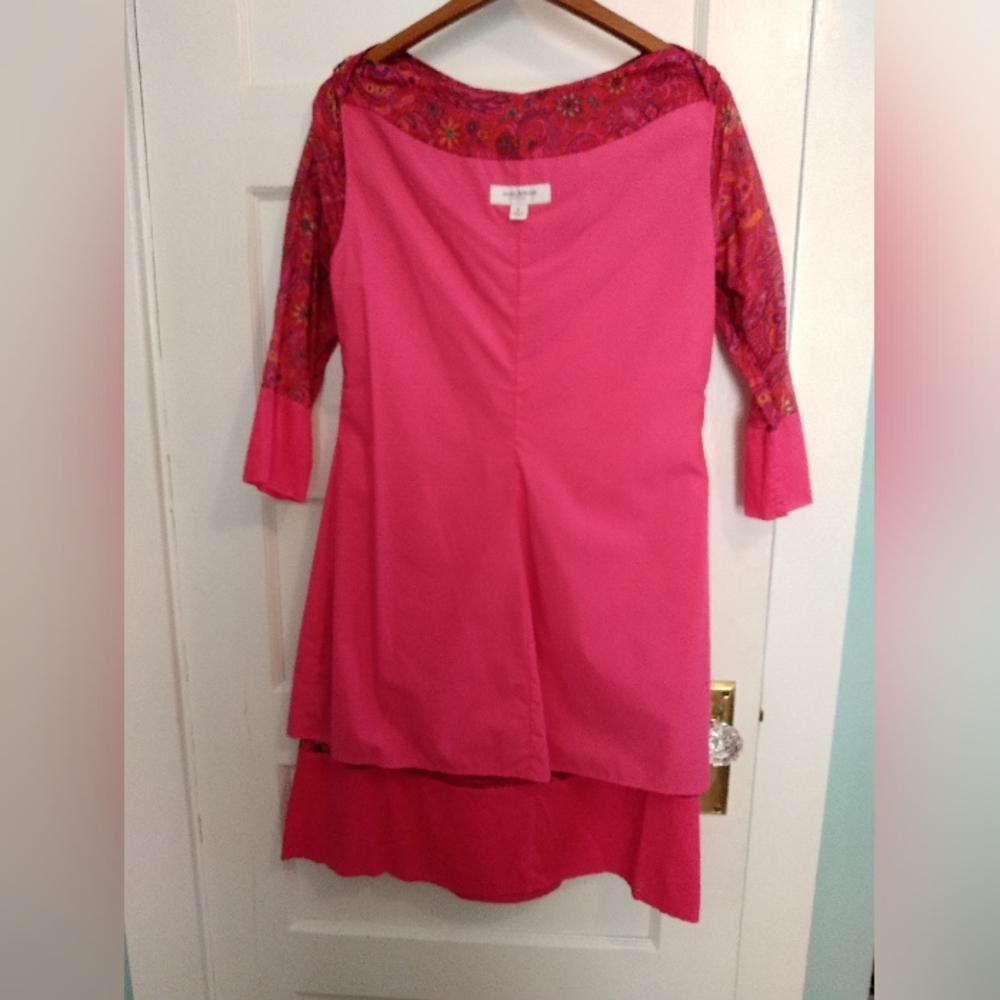 VTG Isaac Mizrahi for Target paisley floral 100% cotton dress - 8 - Picture 7 of 9